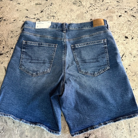 American Eagle 8” Strigid Denim Bermuda Shorts - Picture 3 of 3